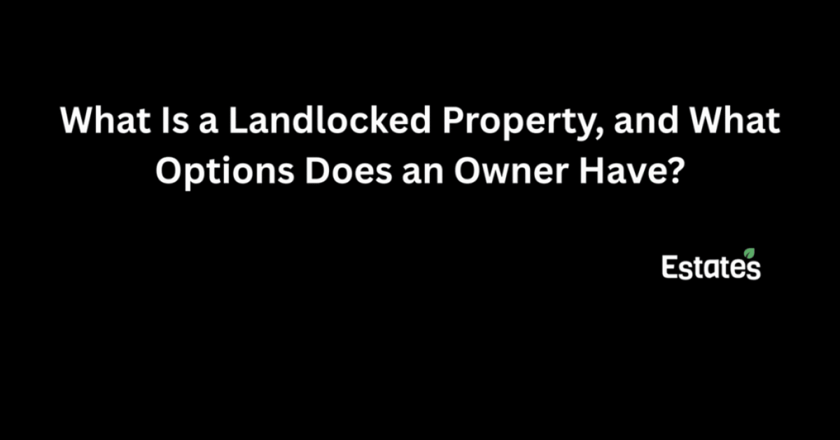 landlocked property Kerala